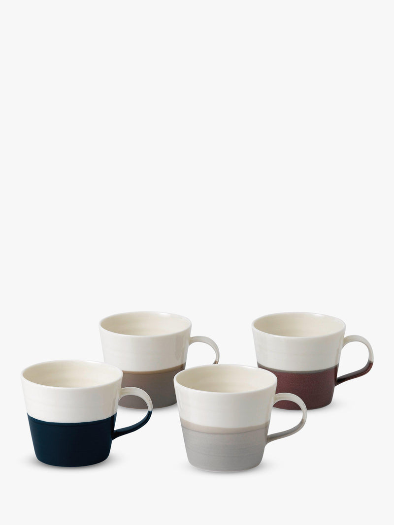 Royal Doulton porcelain small mugs assorted set, imported from the UK