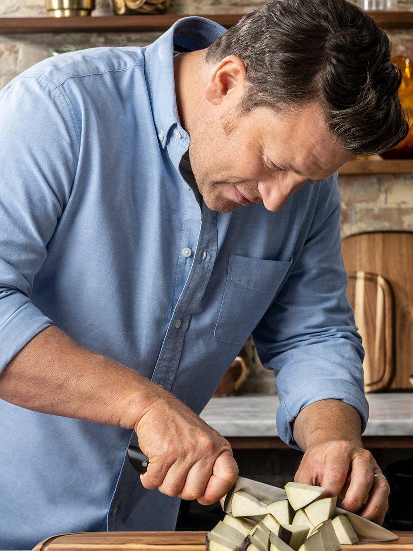 Jamie Oliver by Tefal Stainless Steel Santoku Knife, 16.5cm