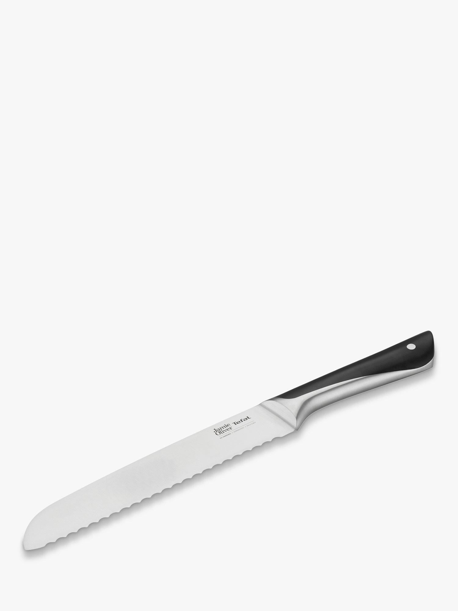 Tefal Jamie Oliver Bread Knife Stainless Steel 20cm, UK version