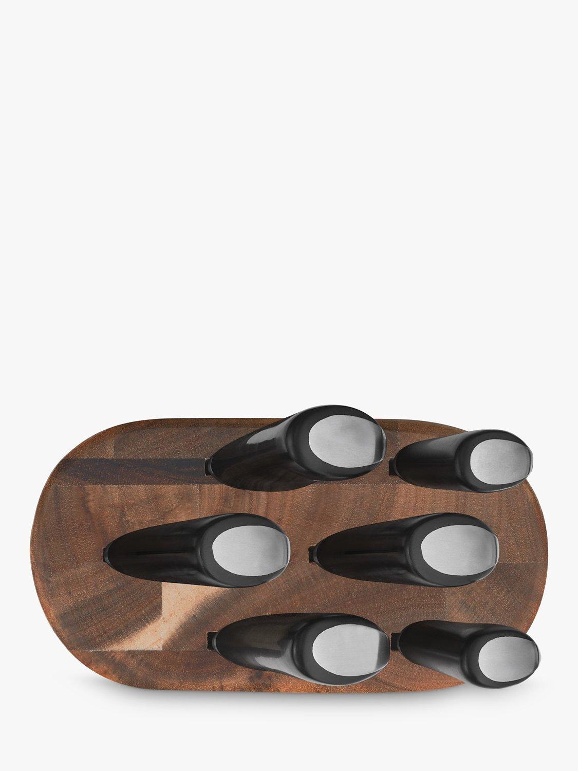 Jamie Oliver knife block set 6 piece, imported from the UK