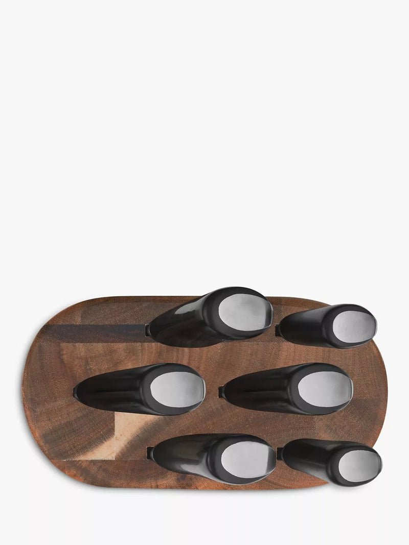 Jamie Oliver knife block set 6 piece, imported from the UK