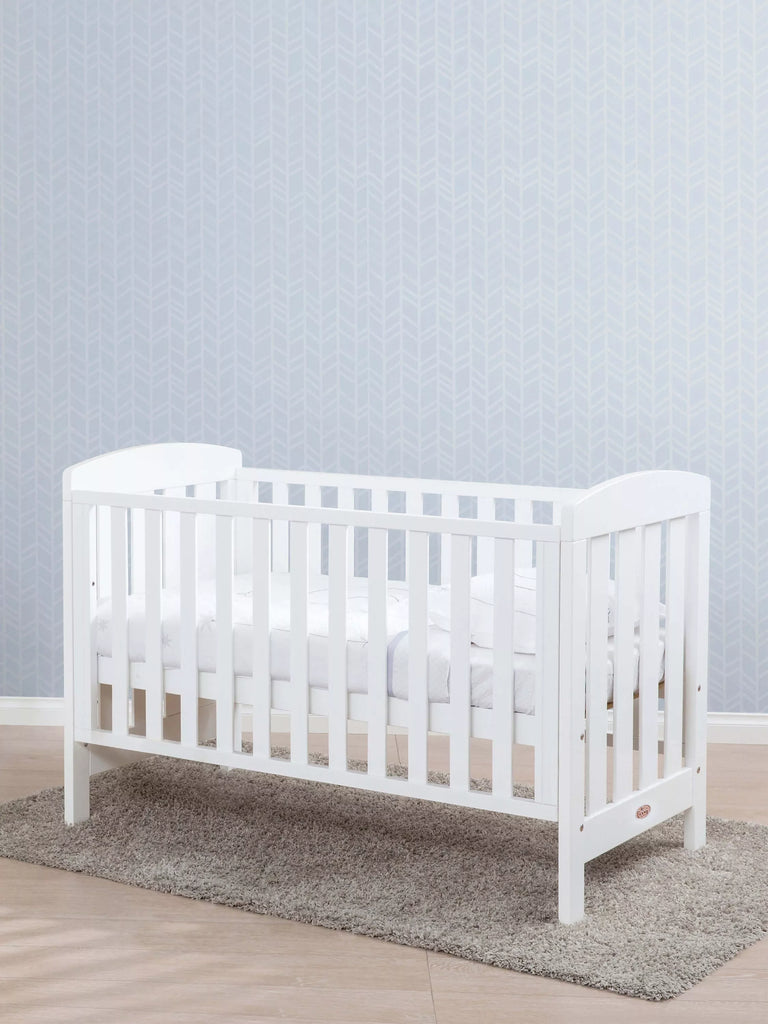 Boori Alice Cotbed with Mattress, White