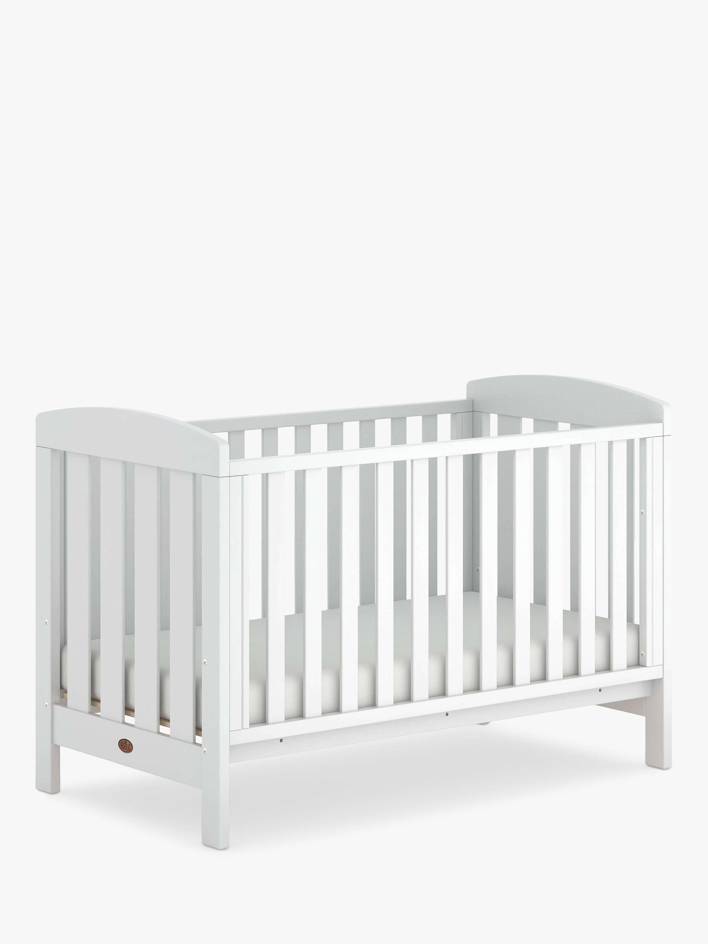 Boori Alice cotbed with mattress white - British product