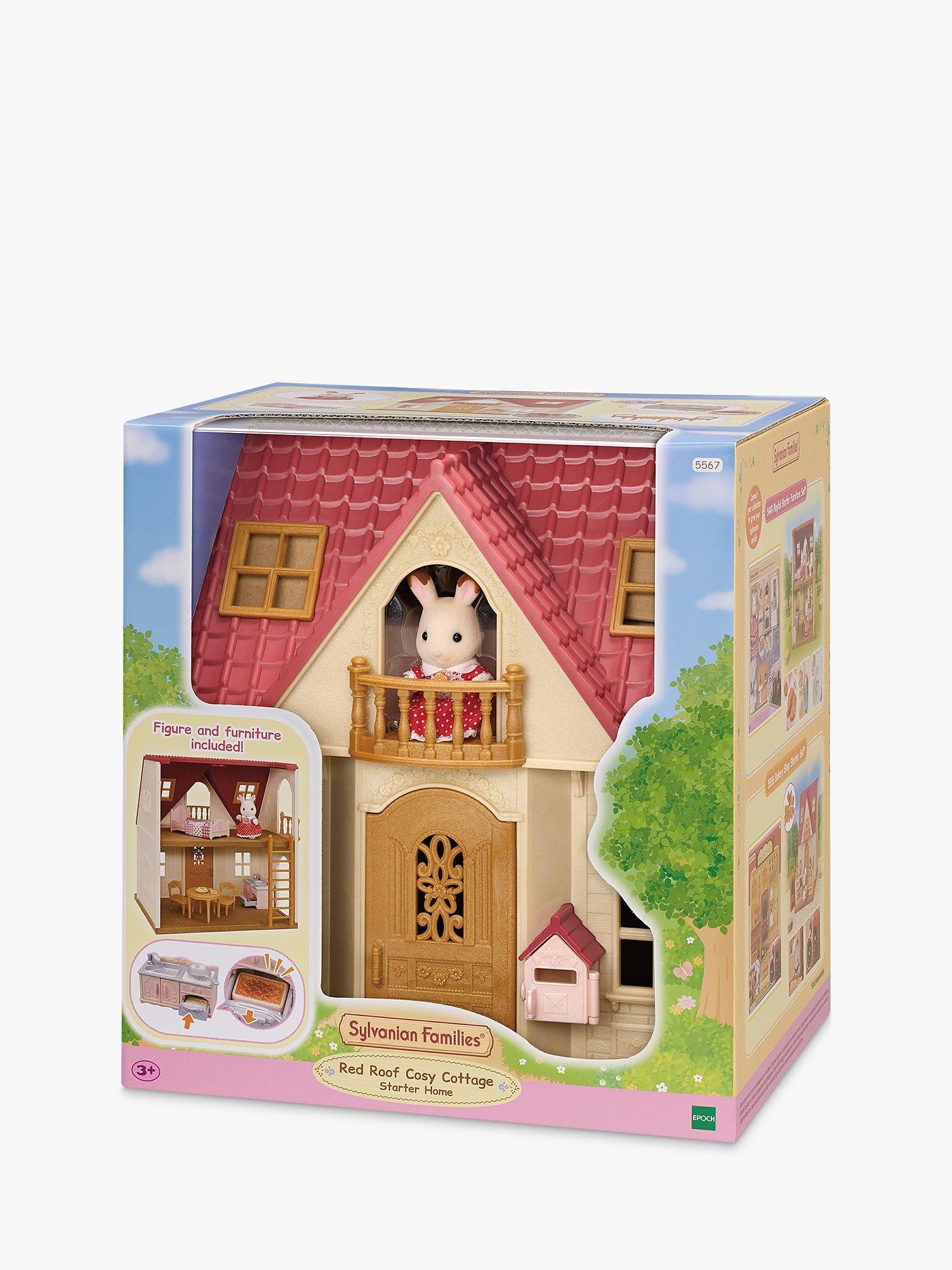 Sylvanian Families Red Roof Cosy Cottage toy house set (British brand)