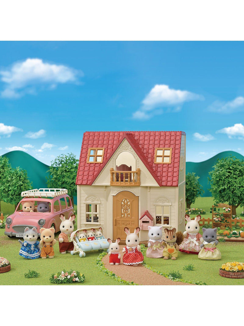 Sylvanian Families Red Roof Cosy Cottage toy house set (British brand)
