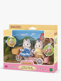 Sylvanian Families tandem cycling set husky brother and sister 6cm, imported from the UK