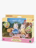 Sylvanian Families tandem cycling set husky brother and sister 6cm, imported from the UK