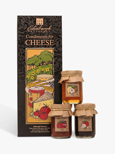 John Lewis Cheese Board Condiment Set with Three Preserves 290g- Buy online at McGrocer