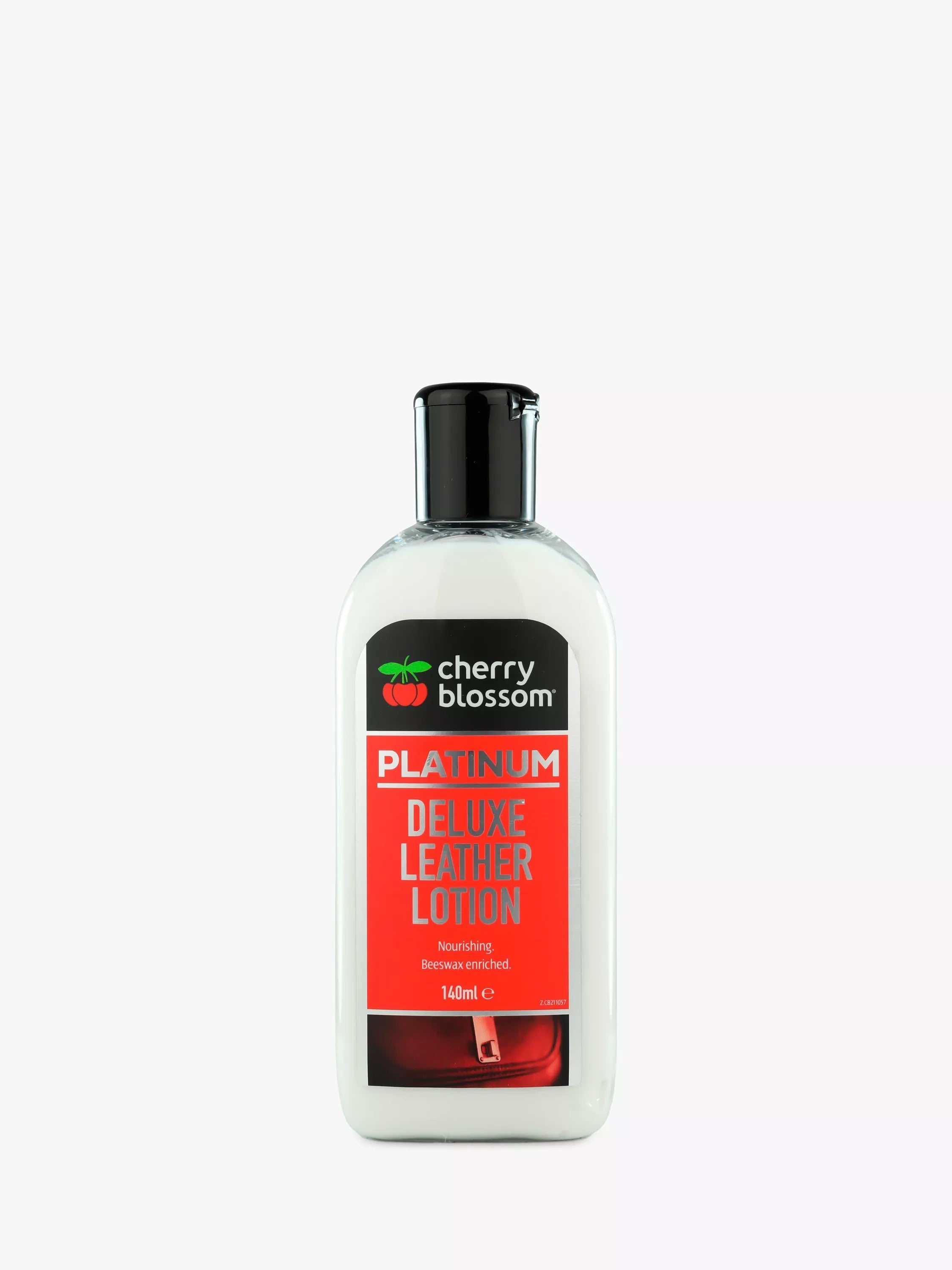 Cherry Blossom Platinum Deluxe leather lotion 140ml, imported from the UK