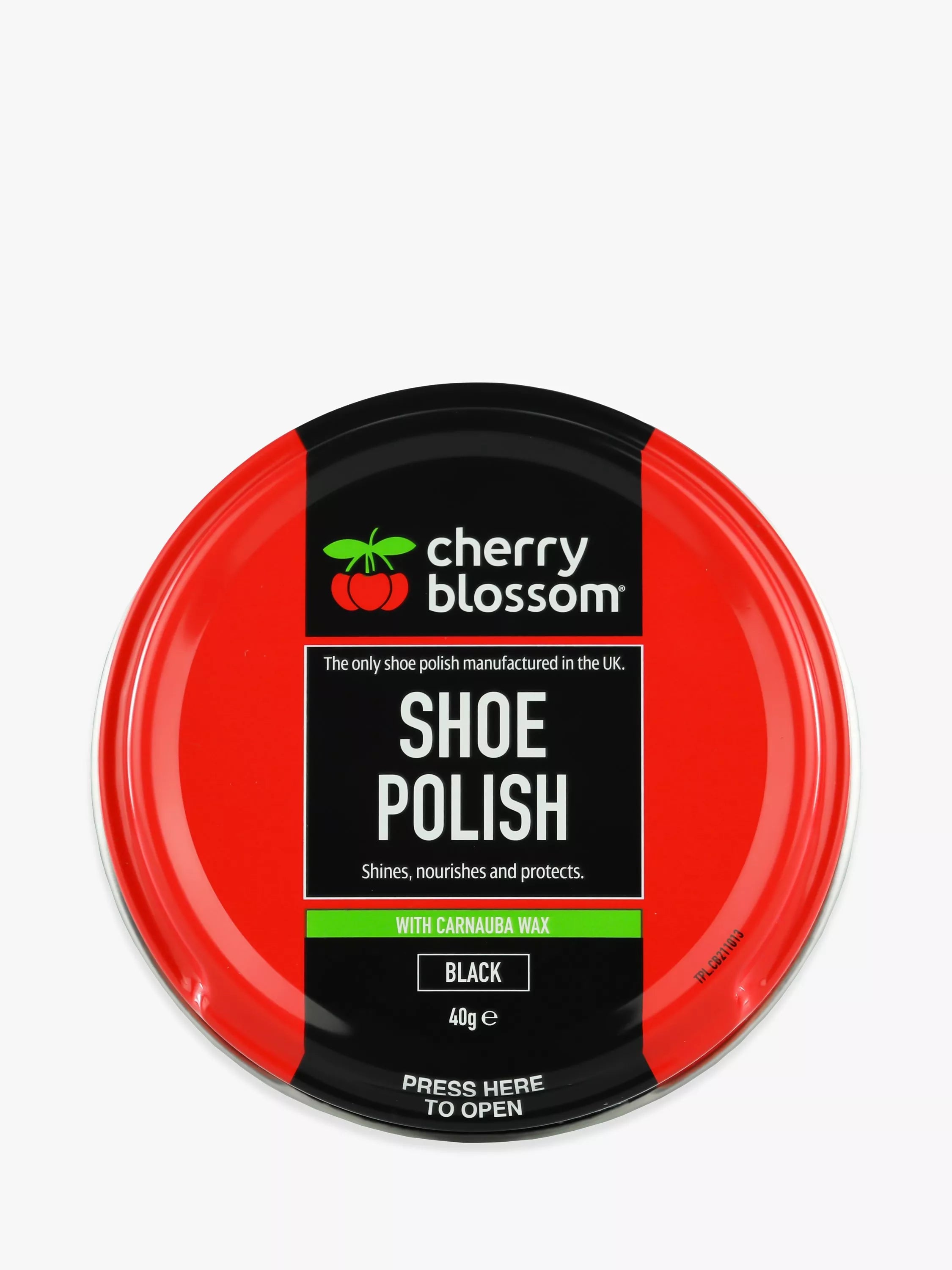 Cherry Blossom Shoe Polish, Black