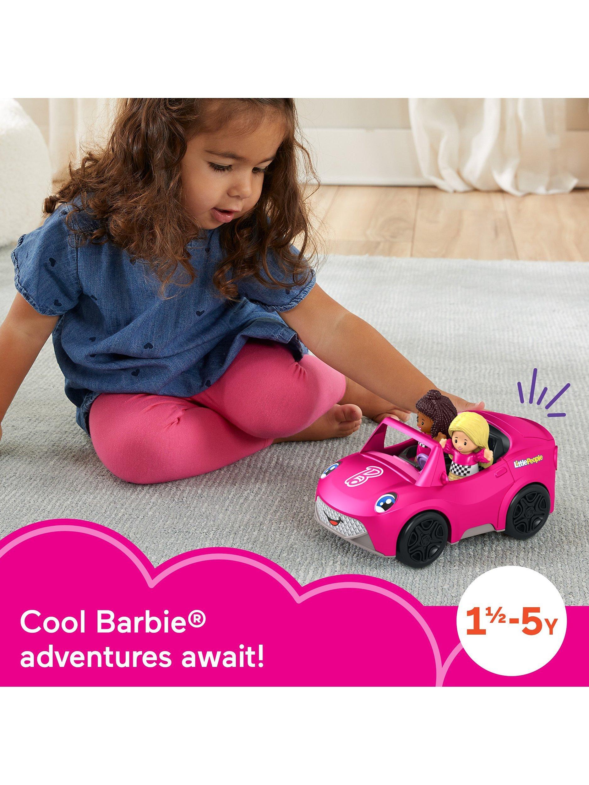 Fisher-Price Little People Barbie Convertible toy car (British brand)