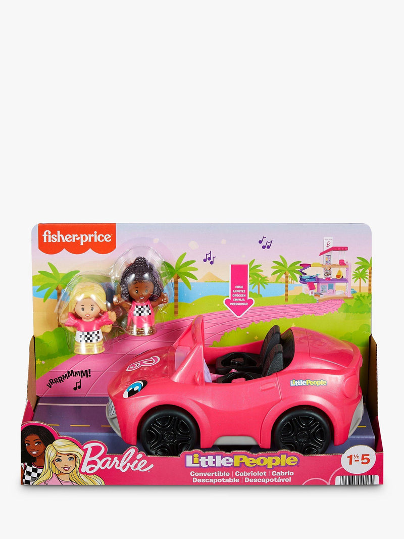Fisher-Price Little People Barbie Convertible toy car (British brand)
