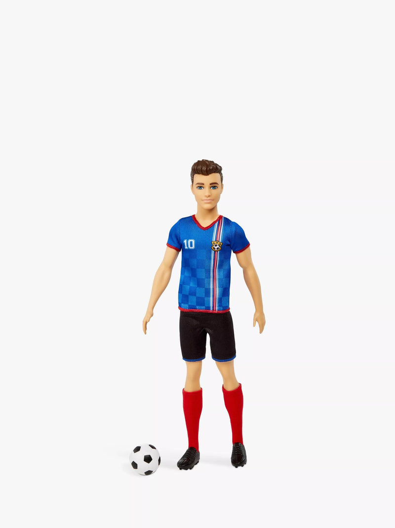 Barbie Ken football doll 32.5 cm tall, UK version