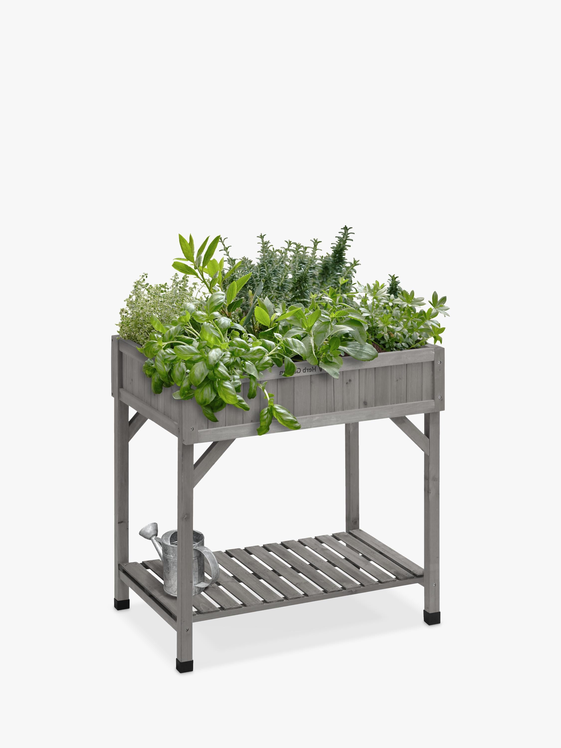 VegTrug Outdoor Herb Garden Planter Cedar Wood 80cm (British brand)