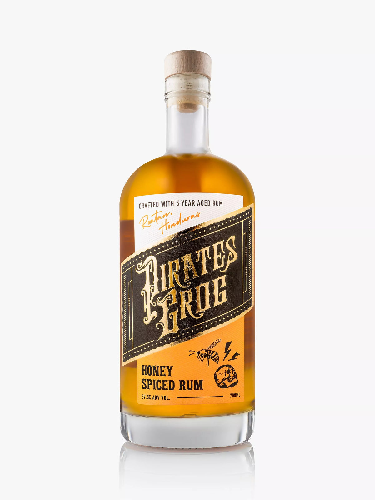 Pirate's Grog honey spiced rum 70cl, imported from the UK