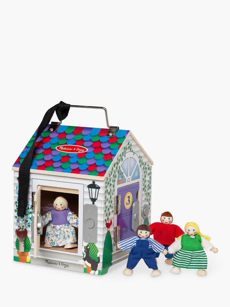 Melissa & Doug wooden doorbell house toy - British product