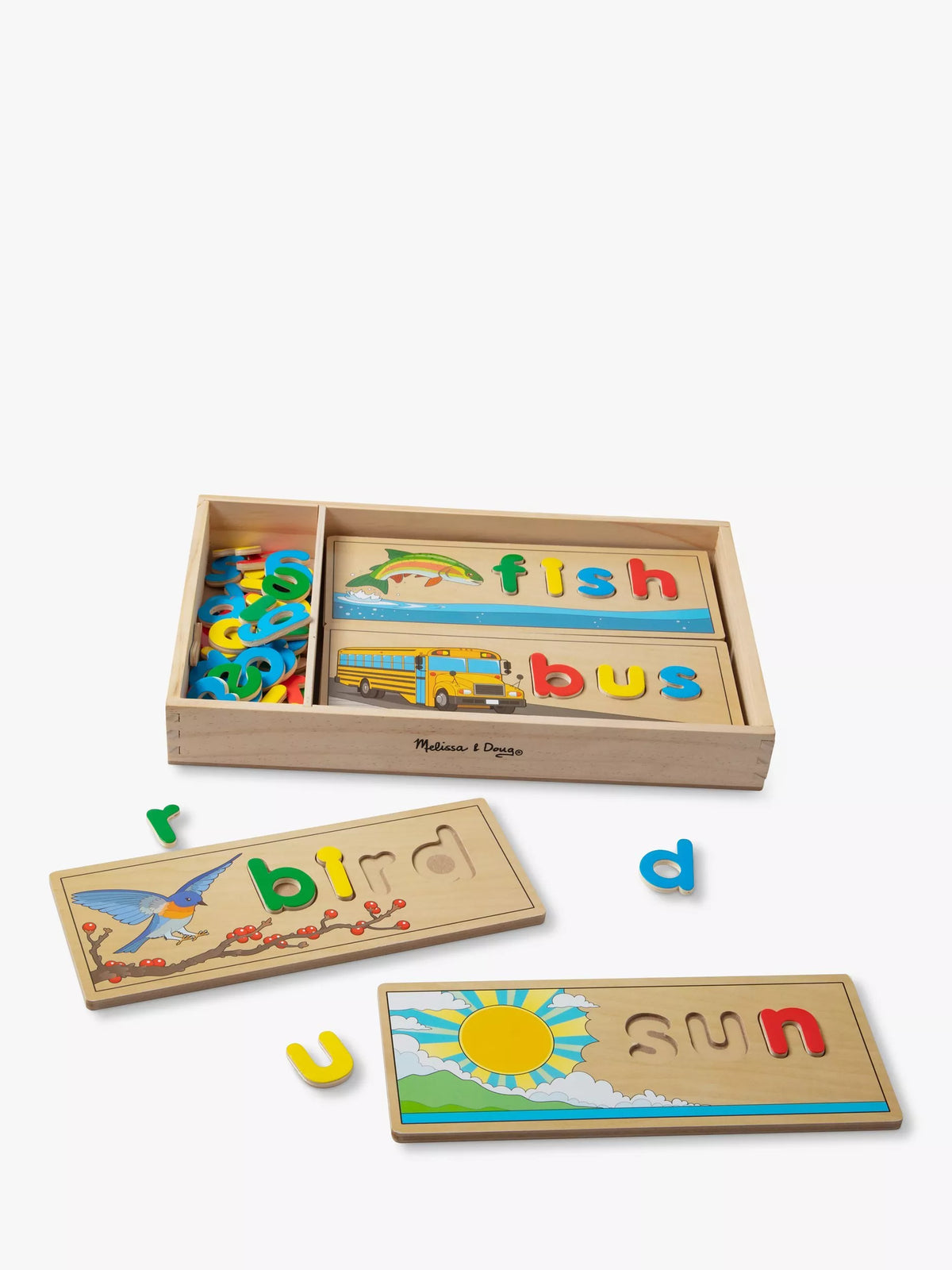 Melissa & Doug See & Spell wooden learning toy, UK version