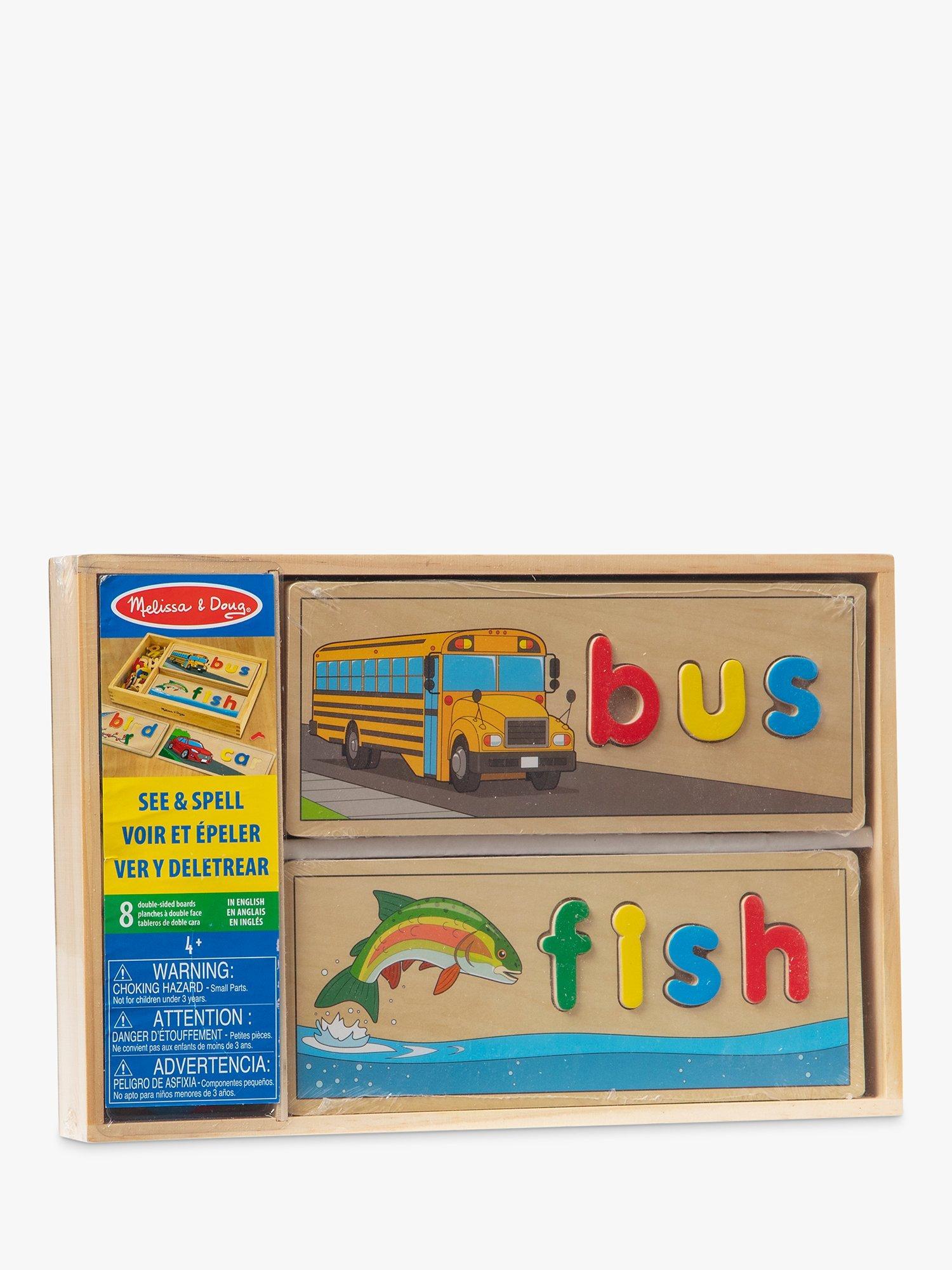 Melissa & Doug See & Spell wooden learning toy, UK version