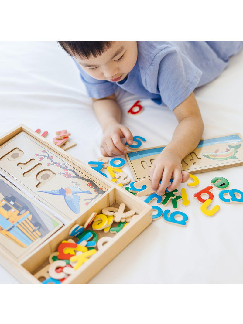 Melissa & Doug See & Spell wooden learning toy, UK version