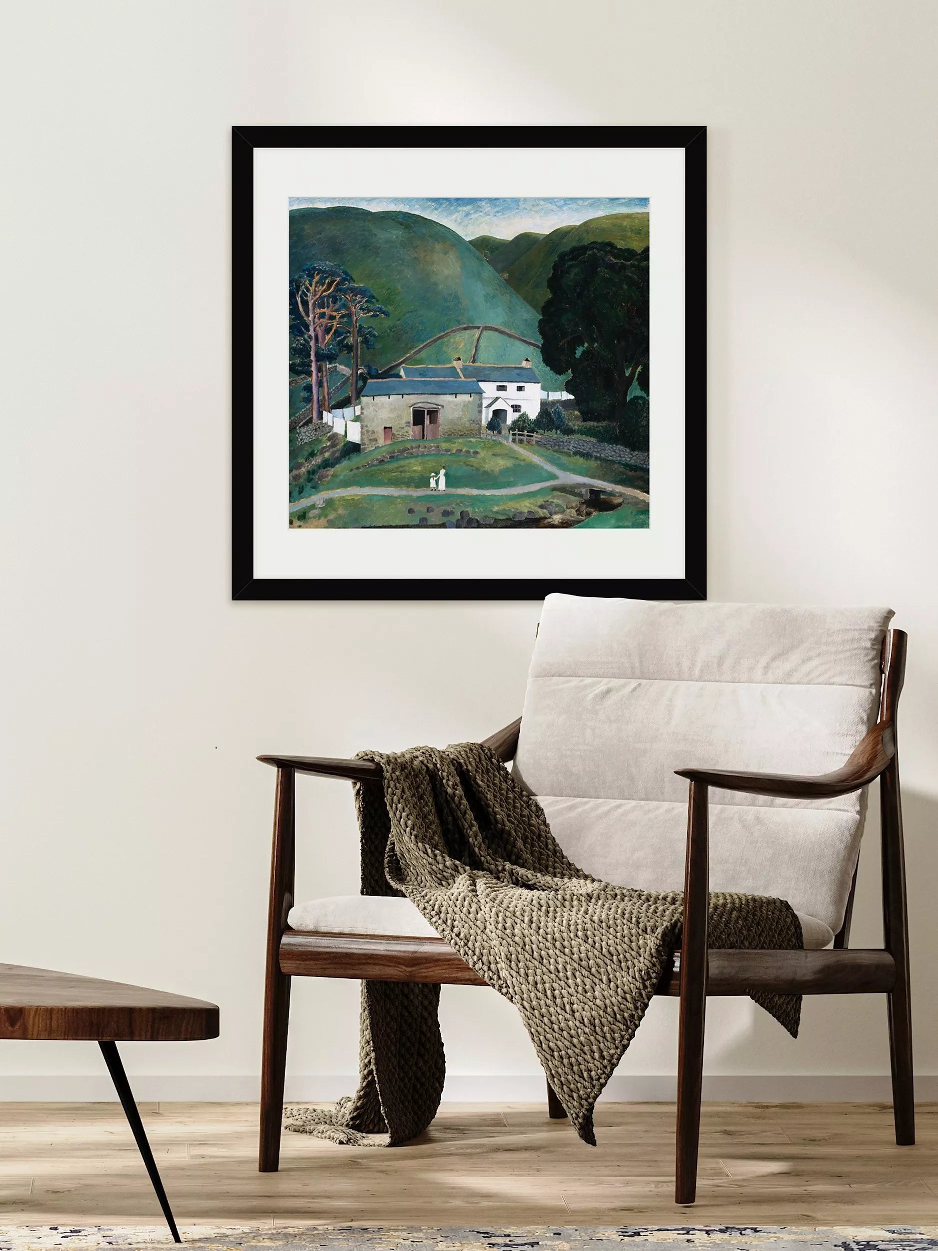 Tate framed print Dora Carrington Farm at Watendlath 62x62cm, imported from the UK