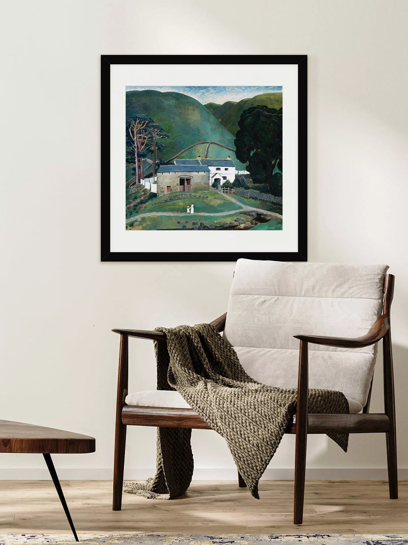 Tate framed print Dora Carrington Farm at Watendlath 62x62cm, imported from the UK