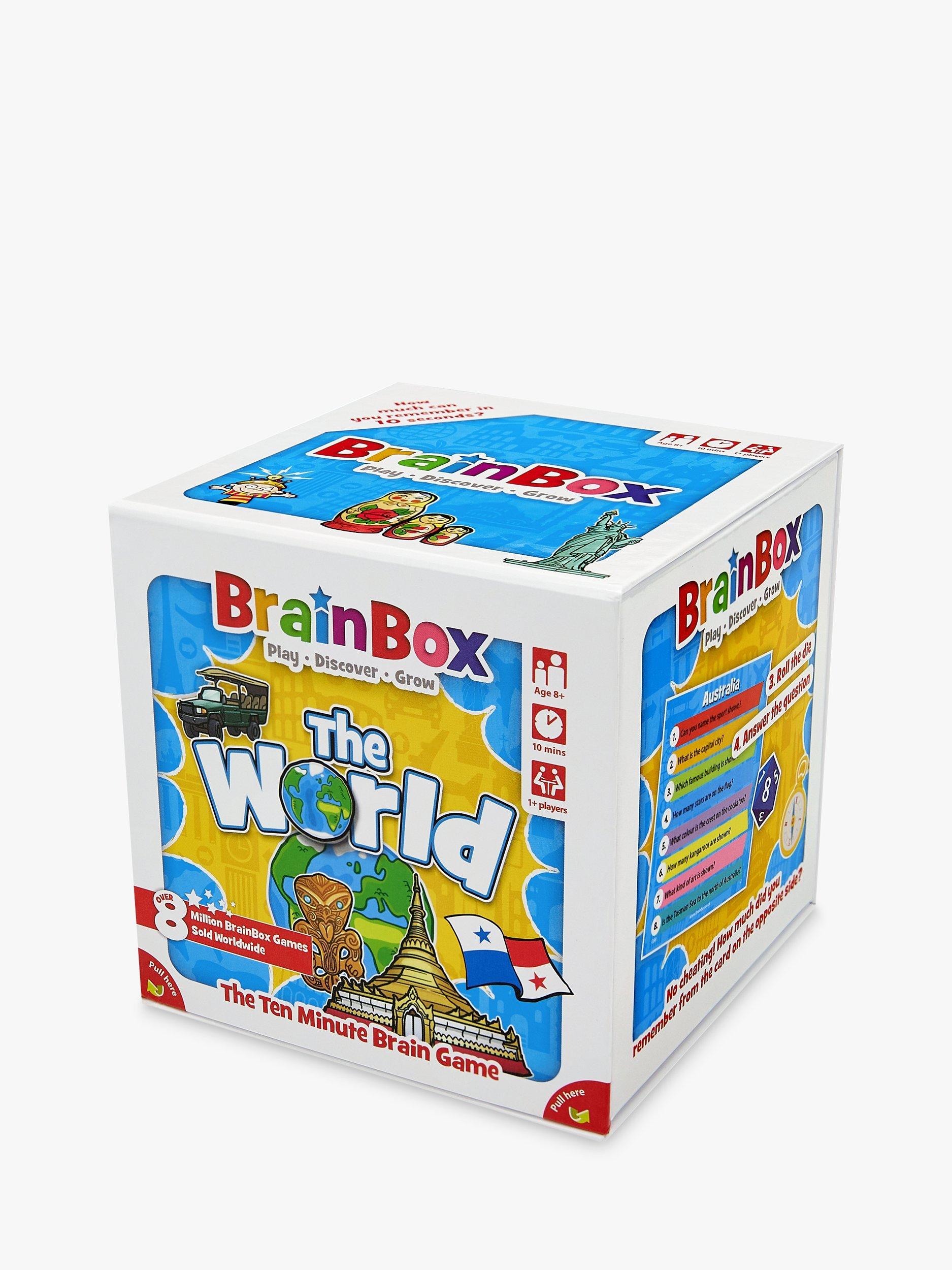 BrainBox The World card memory game 55 cards - British product