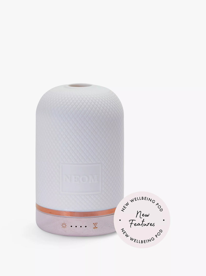 NEOM Wellbeing London Pod White Aromatherapy Diffuser, imported from the UK