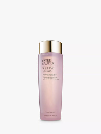 John Lewis Estée Lauder Soft Clean Infusion Hydrating Essence Lotion with Amino Acid + Waterlily Body Lotion 400ml- Buy online at McGrocer