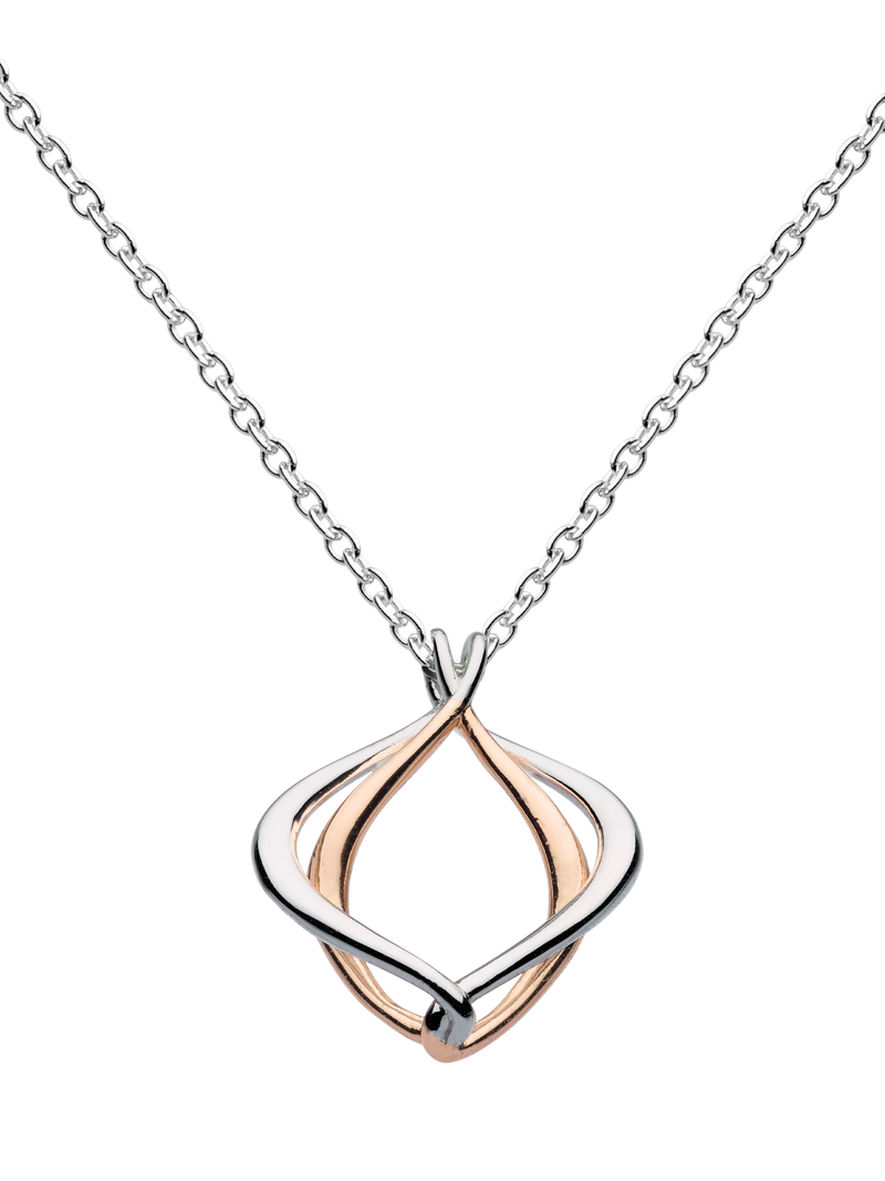 Kit Heath Alicia pendant necklace silver rose gold, UK version