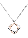 Kit Heath Alicia pendant necklace silver rose gold, UK version