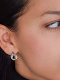Kit Heath Bevel Trilogy drop earrings silver (British brand)