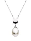 Kit Heath sterling silver freshwater pearl pendant necklace, 45cm - British product