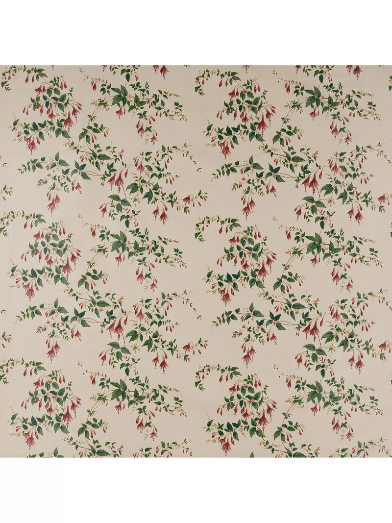 Colefax and Fowler Fuchsia Chintz Furnishing Fabric, Red