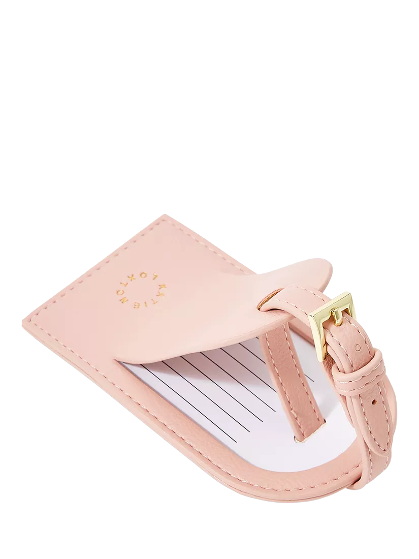 Katie Loxton My First Luggage Tag Baby Gift, Pink