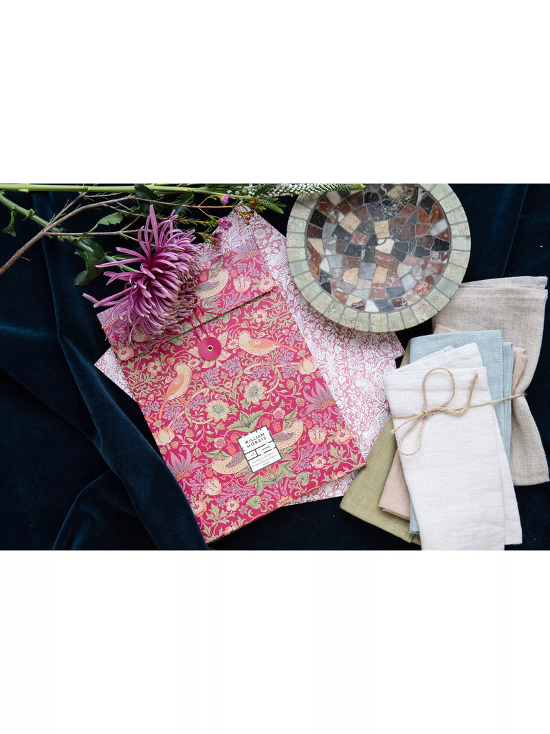 William Morris Strawberry Thief scented drawer liners pack of 5, imported from the UK