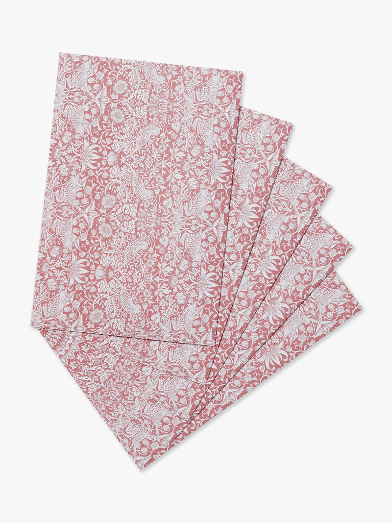 William Morris Strawberry Thief scented drawer liners pack of 5, imported from the UK