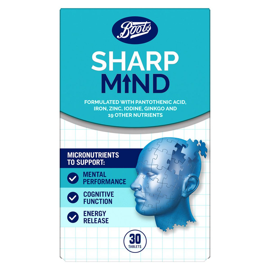 Boots Sharp Mind - 30 Tablets