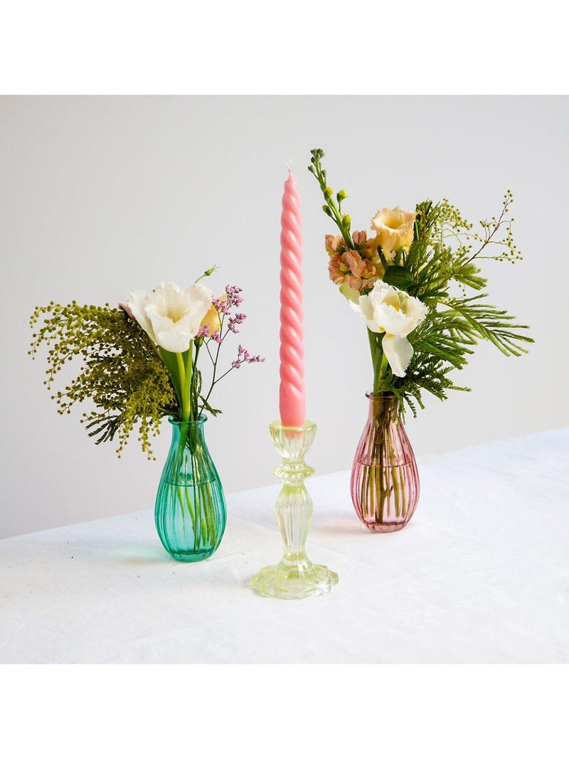 Talking Tables Boho glass candle holder, UK version