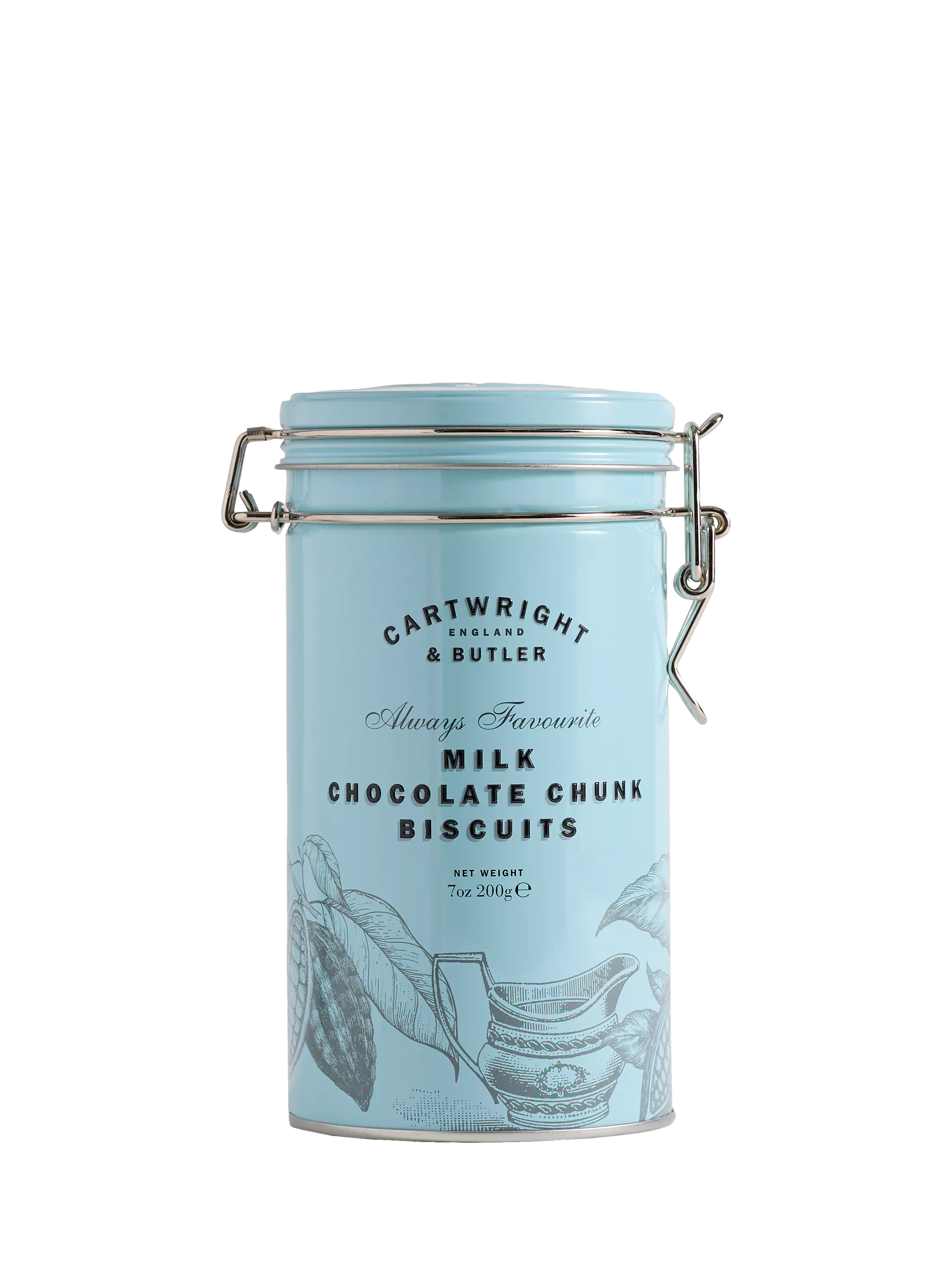 Cartwright & Butler milk chocolate chunk biscuits 200g tin - British product