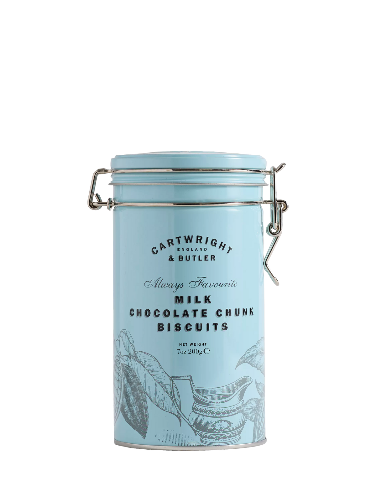 Cartwright & Butler milk chocolate chunk biscuits 200g tin - British product