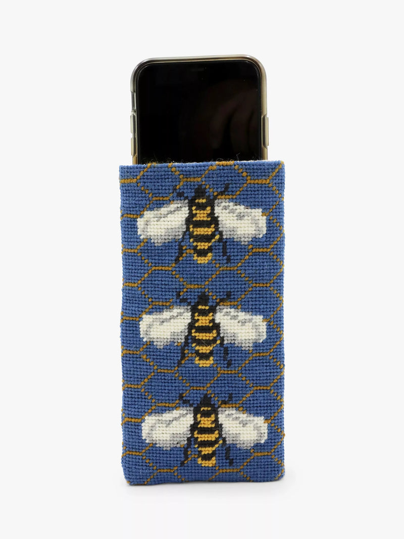 Cleopatra's Needle tapestry kit with Bee phone case design (British brand)