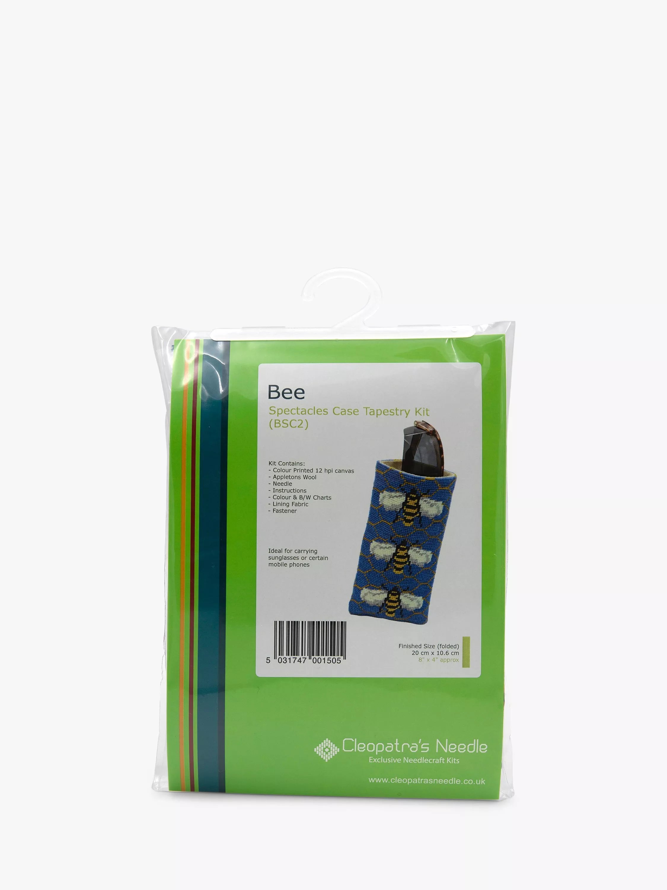 Cleopatra's Needle tapestry kit with Bee phone case design (British brand)