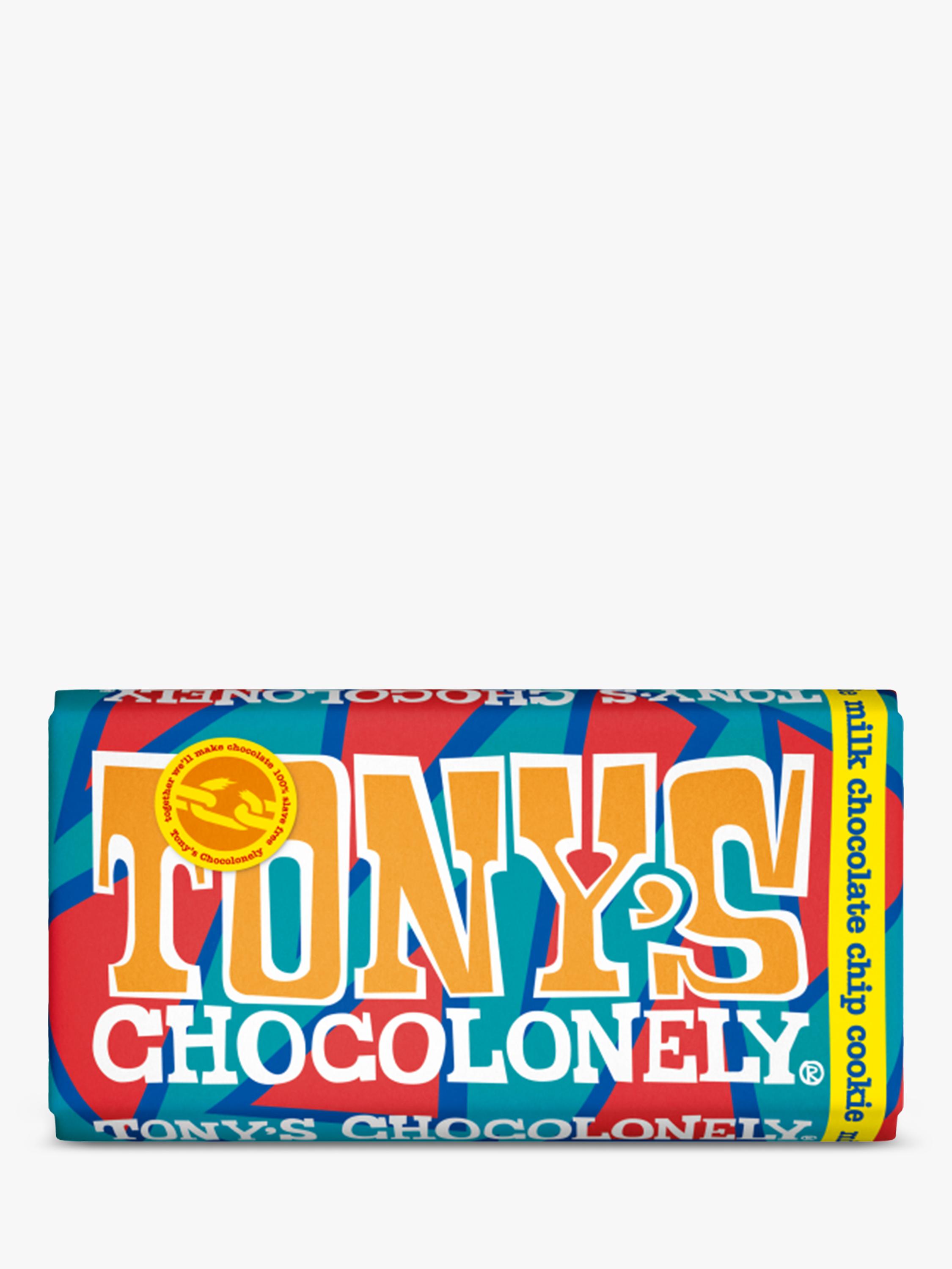 Tony's Chocolonely milk chocolate chip cookie and pecan caramel duo gift pack 350g (British brand)