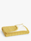 John Lewis Kids' Cable Knit Sherpa Fleece Throw, 150 x 100cm