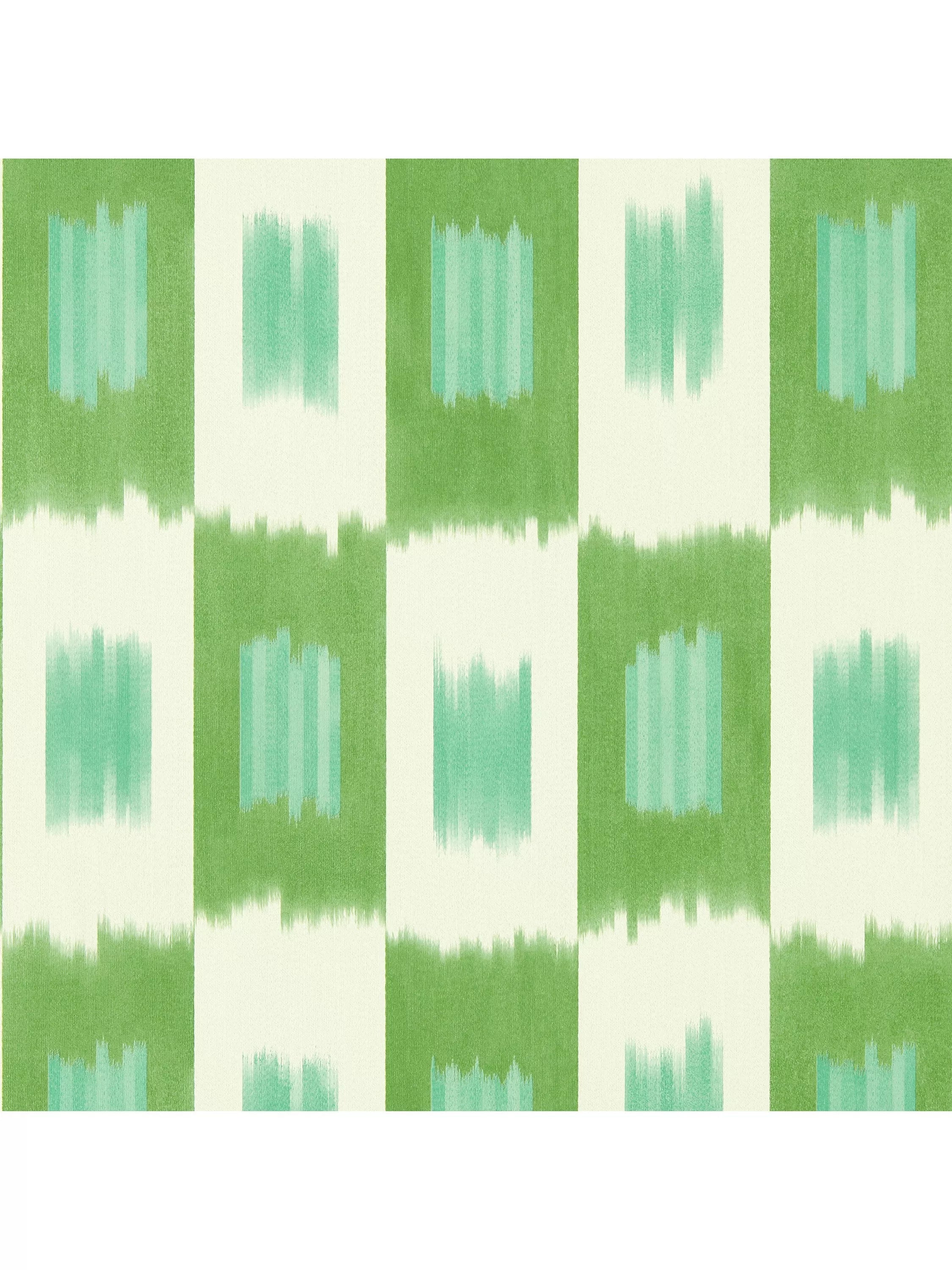 Ikat-style wallpaper with gentle emboss on nonwoven paper, UK version
