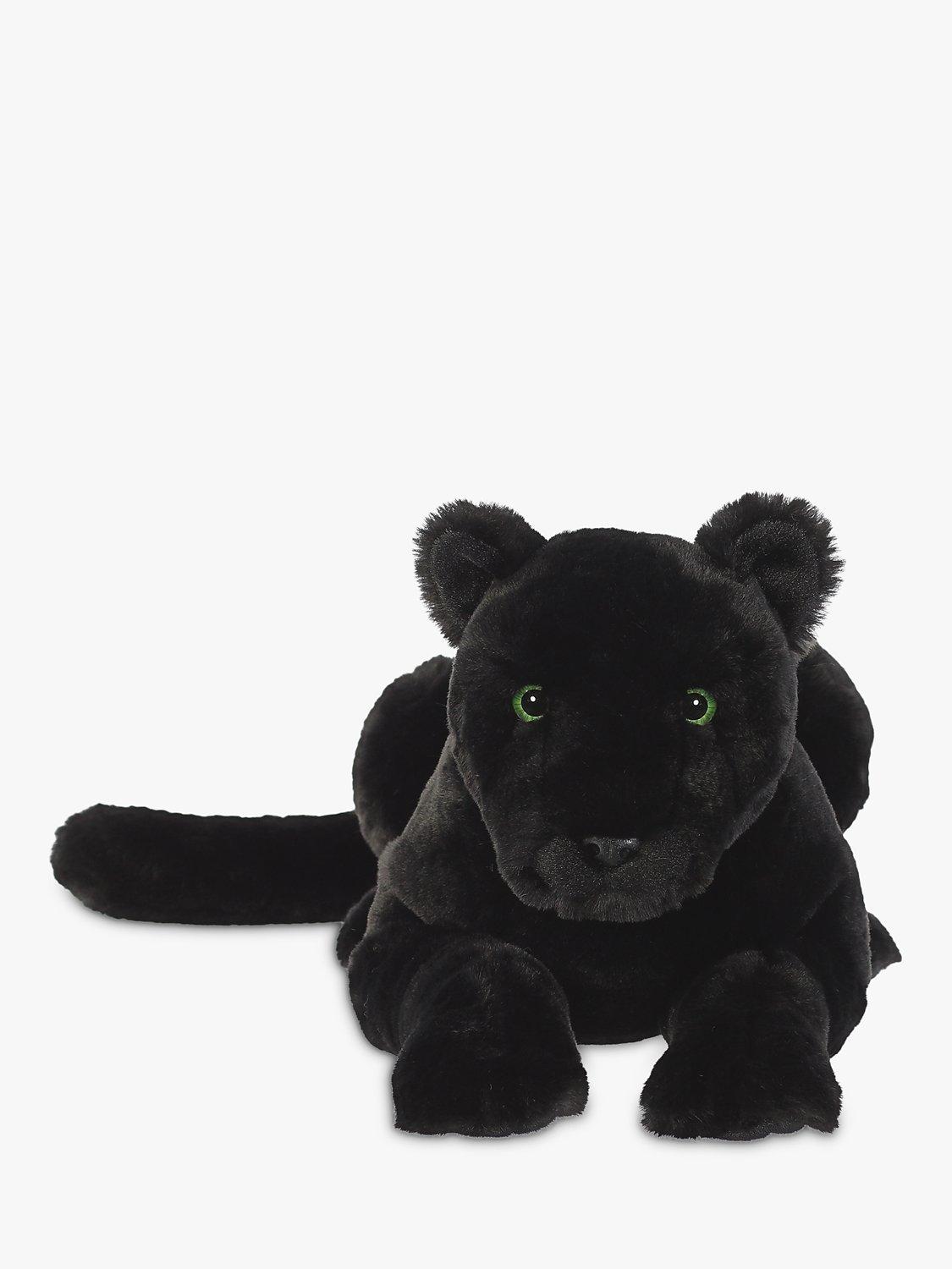 Aurora World Raven Panther soft toy with green eyes imported from UK