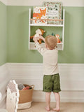 Great Little Trading Co white display wall shelf (British brand)