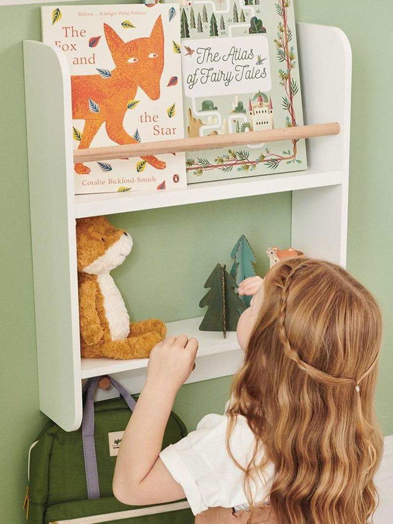 Great Little Trading Co white display wall shelf (British brand)