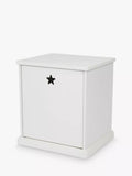 Great Little Trading Co star bright bedside table white, imported from UK
