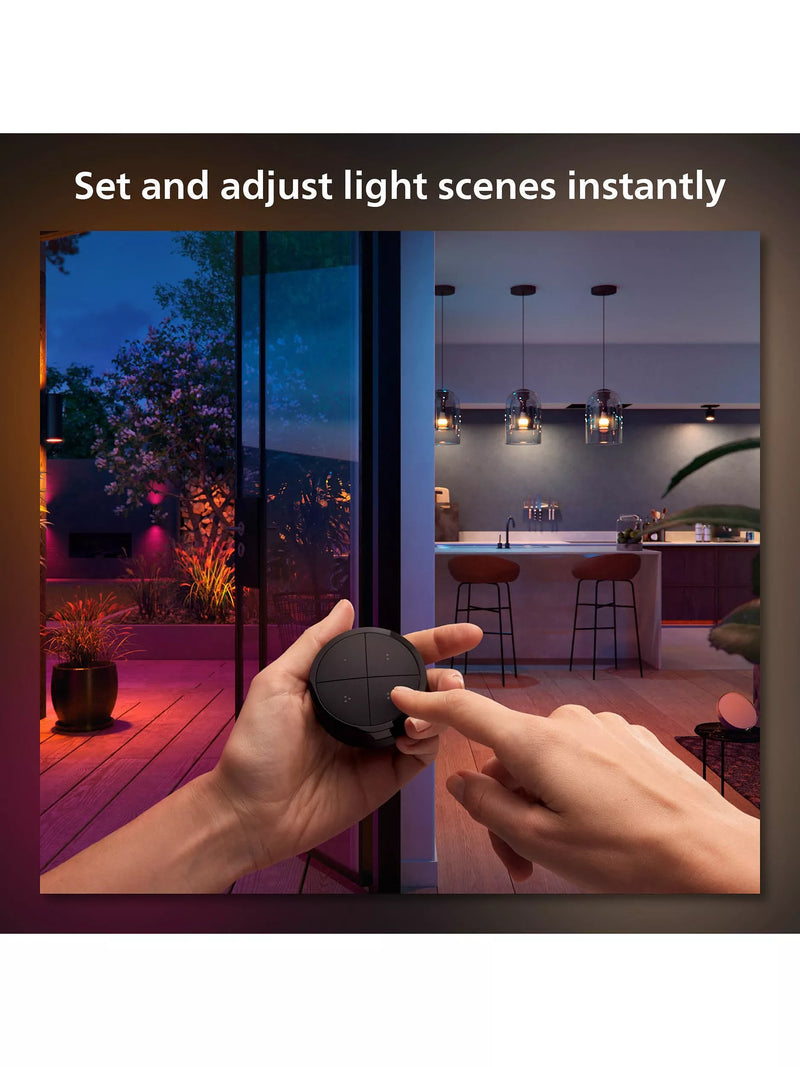 Philips Hue Tap Dial smart dimmer switch black (British brand)